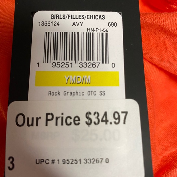 NWT Girl’s Project Rock Graphic Size Youth Medium - Picture 2 of 6